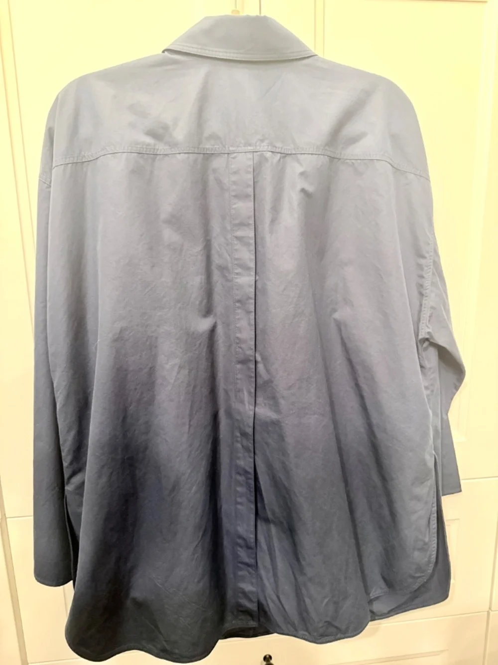 Lafayette 148 New York Shirt Split Back Cotton XL - Picture 8 of 8